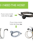 Hose for ECOHEADS